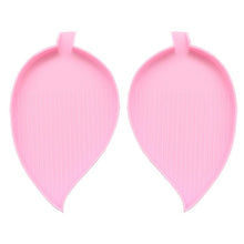 Cargar imagen en el visor de la galería, 1 Par de Bandejas Organizadoras Diamond Painting Diseño de Hoja Rosa Accesorios