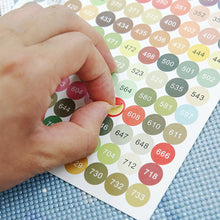 Cargar imagen en el visor de la galería, 572 Etiquetas Redondas DMC Diamond Painting