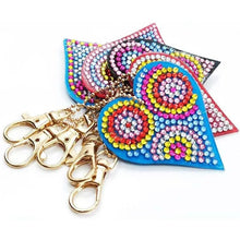 Cargar imagen en el visor de la galería, Colgante en Forma de Corazón Diamond Painting con Conjunto de 5 piezas