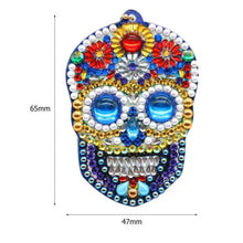 Cargar imagen en el visor de la galería, Colgante Calavera Diamond Painting Conjunto de 4 piezas