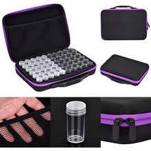 Cargar imagen en el visor de la galería, Estuche Diamond Painting Violeta con 60 Compartimentos + Accesorios
