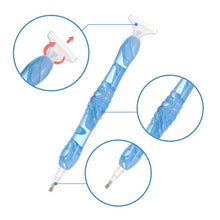 Cargar imagen en el visor de la galería, Bolígrafo Premium Diamond Painting Azul Claro 5 Variantes