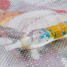 Cargar imagen en el visor de la galería, Bolígrafo Premium Ergonómico Diamond Painting Plantas Turquesa Naranja