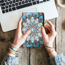 Cargar imagen en el visor de la galería, Bolso de Mano Diamond Painting con Mandala Azul