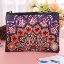 Cargar imagen en el visor de la galería, Bolso de Mano Diamond Painting con Pavo Real Rojo
