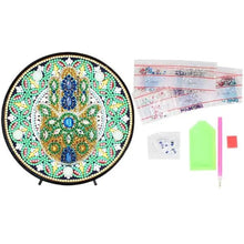 Cargar imagen en el visor de la galería, Lámpara LED Diamond Painting con Mano Hamsa