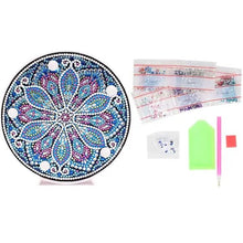 Cargar imagen en el visor de la galería, Lámpara LED Diamond Painting Flor Mandala