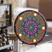 Cargar imagen en el visor de la galería, Luz LED Diamond Painting Mandala Verde