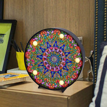 Cargar imagen en el visor de la galería, Luz LED Diamond Painting Mandala Verde