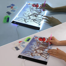 Cargar imagen en el visor de la galería, Base LED para Diamond Painting A4