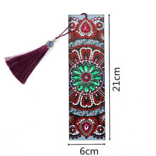 Cargar imagen en el visor de la galería, Marcapáginas Diamond Painting Flor con Corazón