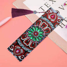 Cargar imagen en el visor de la galería, Marcapáginas Diamond Painting Flor con Corazón