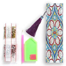 Cargar imagen en el visor de la galería, Marcapáginas Diamond Painting Flores