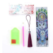 Cargar imagen en el visor de la galería, Marcapáginas Diamond Painting Búho