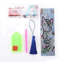 Cargar imagen en el visor de la galería, Marcapáginas Diamond Painting Gato