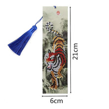 Cargar imagen en el visor de la galería, Marcapáginas Diamond Painting Tigre