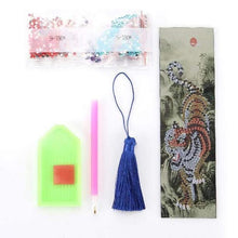 Cargar imagen en el visor de la galería, Marcapáginas Diamond Painting Tigre