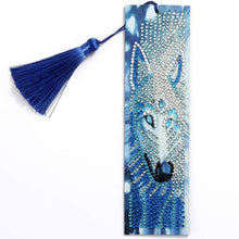 Cargar imagen en el visor de la galería, Marcapáginas Diamond Painting Lobo