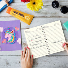 Cargar imagen en el visor de la galería, Cuaderno Diamond Painting Unicornio Violeta