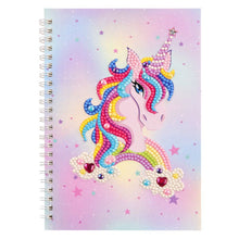 Cargar imagen en el visor de la galería, Cuaderno Diamond Painting Unicornio Rosa