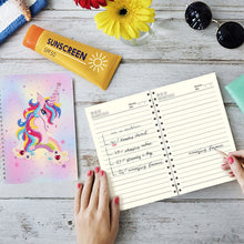 Cargar imagen en el visor de la galería, Cuaderno Diamond Painting Unicornio Rosa