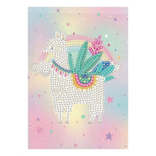 Cargar imagen en el visor de la galería, Cuaderno Diamond Painting Cubierta Delgada Llama