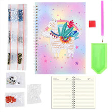 Cargar imagen en el visor de la galería, Cuaderno Diamond Painting Cubierta Delgada Llama
