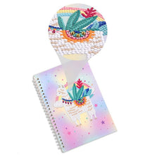 Cargar imagen en el visor de la galería, Cuaderno Diamond Painting Cubierta Delgada Llama