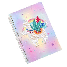 Cargar imagen en el visor de la galería, Cuaderno Diamond Painting Cubierta Delgada Llama