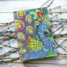 Cargar imagen en el visor de la galería, Cuaderno Diamond Painting Pavo Real