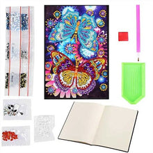 Cargar imagen en el visor de la galería, Cuaderno Diamond Painting Mariposas