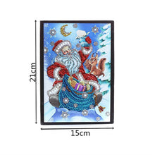 Cargar imagen en el visor de la galería, Cuaderno Diamond Painting Papá Noel