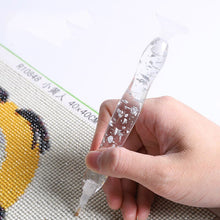 Cargar imagen en el visor de la galería, Bolígrafo Premium Diamond Painting Ergonómico Hoja Plata Accesorio