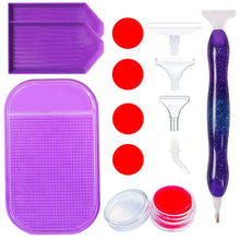 Cargar imagen en el visor de la galería, Bolígrafo Premium Diamond Painting Ergonómico Violeta 5 Variantes