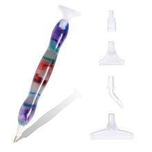 Cargar imagen en el visor de la galería, Bolígrafo Premium Diamond Painting Ergonómico Violeta/Rojo Accesorio