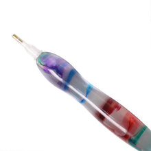 Cargar imagen en el visor de la galería, Bolígrafo Premium Diamond Painting Ergonómico Violeta/Rojo Accesorio
