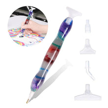 Cargar imagen en el visor de la galería, Bolígrafo Premium Diamond Painting Ergonómico Violeta/Rojo Accesorio