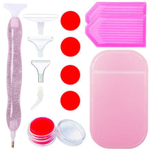 Cargar imagen en el visor de la galería, Bolígrafo Premium Diamond Painting Ergonómico Purpurina Rosa 5 Variantes