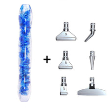 Cargar imagen en el visor de la galería, Bolígrafo Premium Ergonómico Diamond Painting Flores Azules 5 Variantes