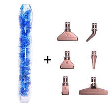 Cargar imagen en el visor de la galería, Bolígrafo Premium Ergonómico Diamond Painting Flores Azules 5 Variantes