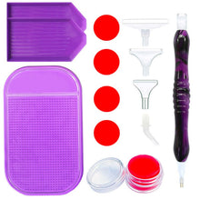 Cargar imagen en el visor de la galería, Estilógrafo Premium Diamond Painting Ergonómico Violeta Oscuro 5 Variantes