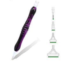 Cargar imagen en el visor de la galería, Bolígrafo Premium Diamond Painting Ergonómico Violeta Oscuro 5 Variantes