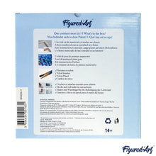 Cargar imagen en el visor de la galería, Mini Pintura por Números 20x20cm con bastidor - Compras invernales