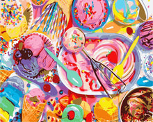 Cargar imagen en el visor de la galería, Pintar por números - Helado y manjar