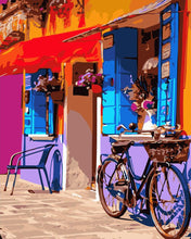 Cargar imagen en el visor de la galería, Pintar por números - Bicicleta de café