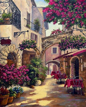 Cargar imagen en el visor de la galería, Pintar por números | Calle tranquila | Novedades Ciudades Avanzado | FiguredArt