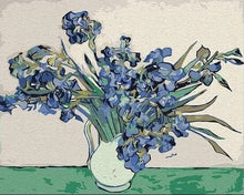 Cargar imagen en el visor de la galería, Pintar por números | Van Gogh - Iris No. 2 | Novedades Reproducción de obras de arte Flores Van Gogh Avanzado | FiguredArt