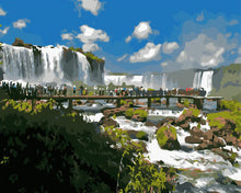 Cargar imagen en el visor de la galería, Grandes cascadas y río