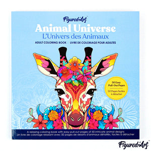 Libro de Colorear para Adultos - Universo Animal - 50 páginas