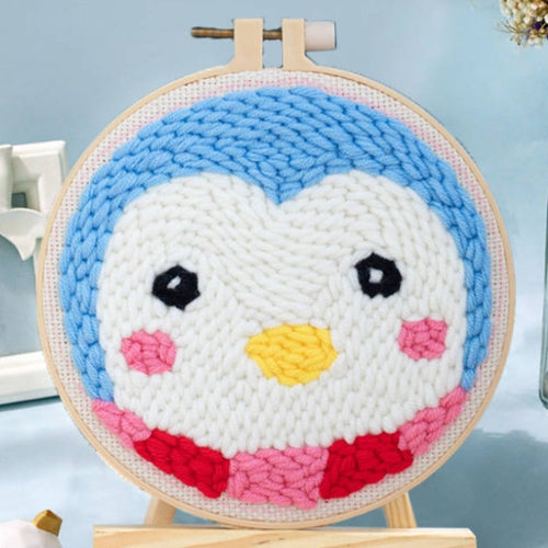 Punch Needle Pingüino